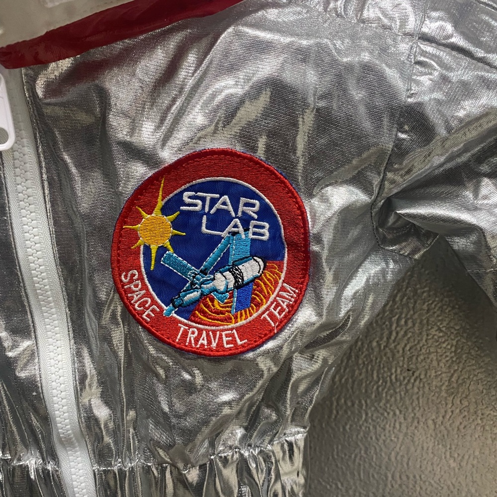 Space suit costume size 4/5 years old kid